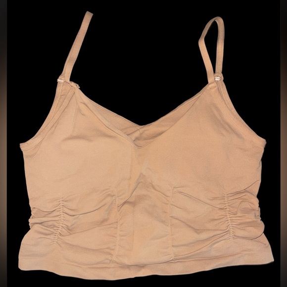 NWOT Free People Good Karma ruched tank - Picture 2 of 3